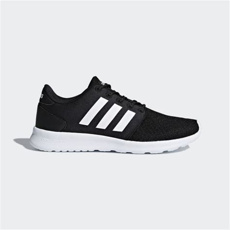 adidas neo cloudfoam qt racer sneakers zwart wit dames